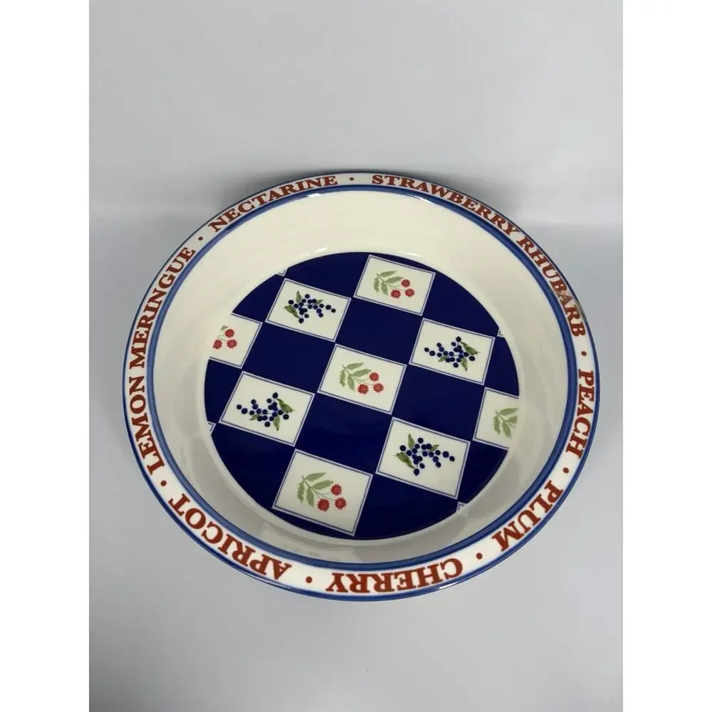 Anthropologie Lou Rota Stoneware Pie Dish